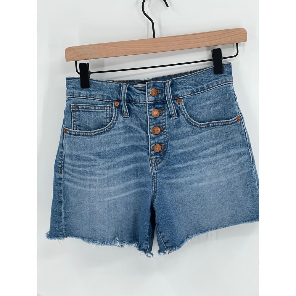 Madewell Denim Cut Off Shorts Women's Size 24 Blue Jeans